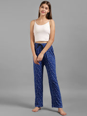 Kotty Women Green Printed Lounge Pants