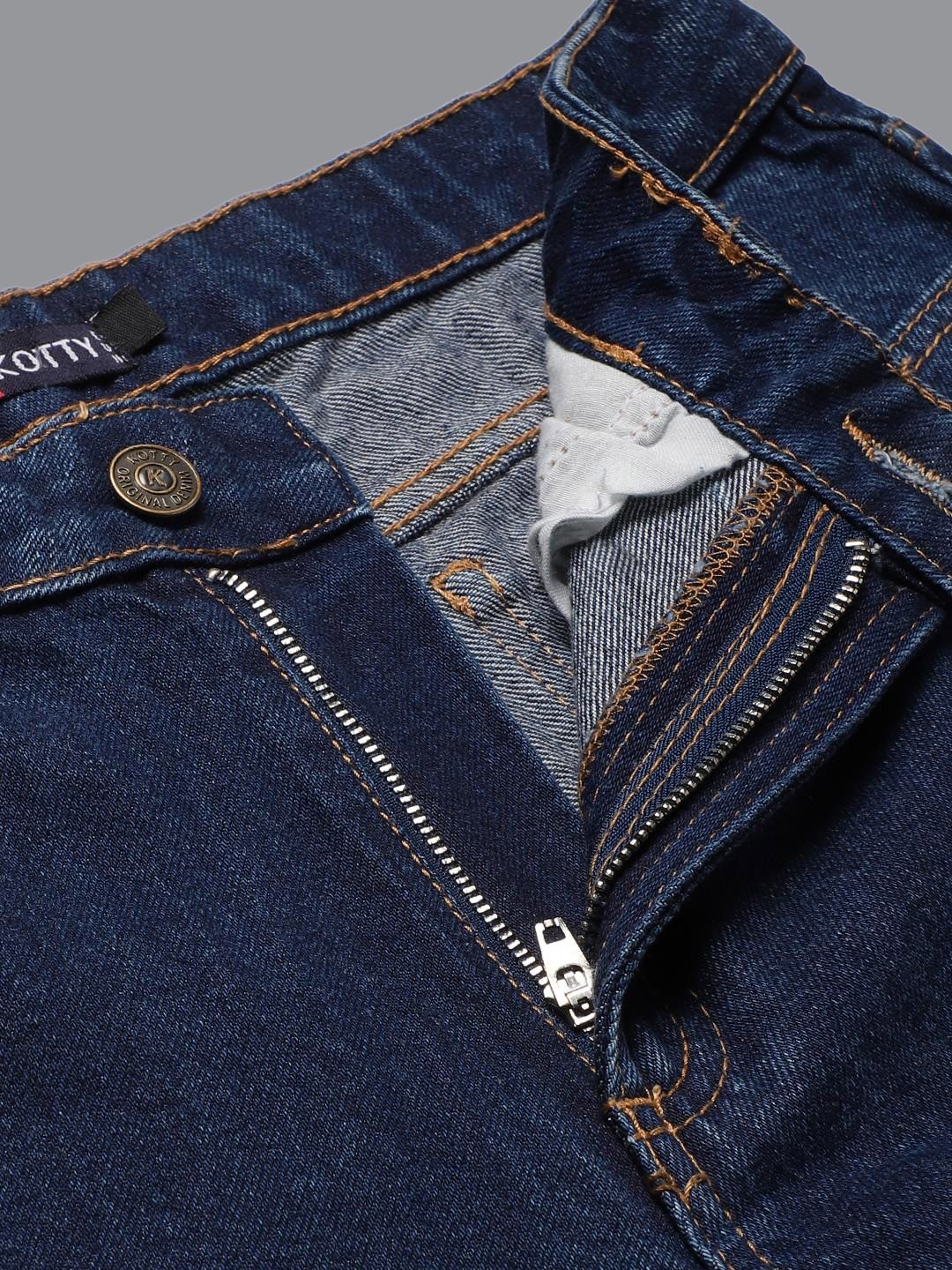 Kotty Women Jean Straight Fit High-Rise Stretchable Light Fade Jeans