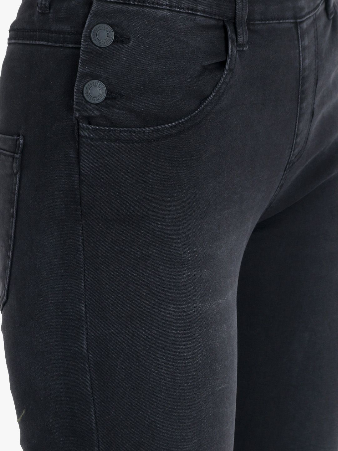 Kotty Women Black Skinny Fit High-Rise Clean Look Jeans