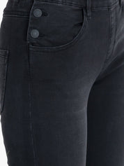 Kotty Women Black Skinny Fit High-Rise Clean Look Jeans
