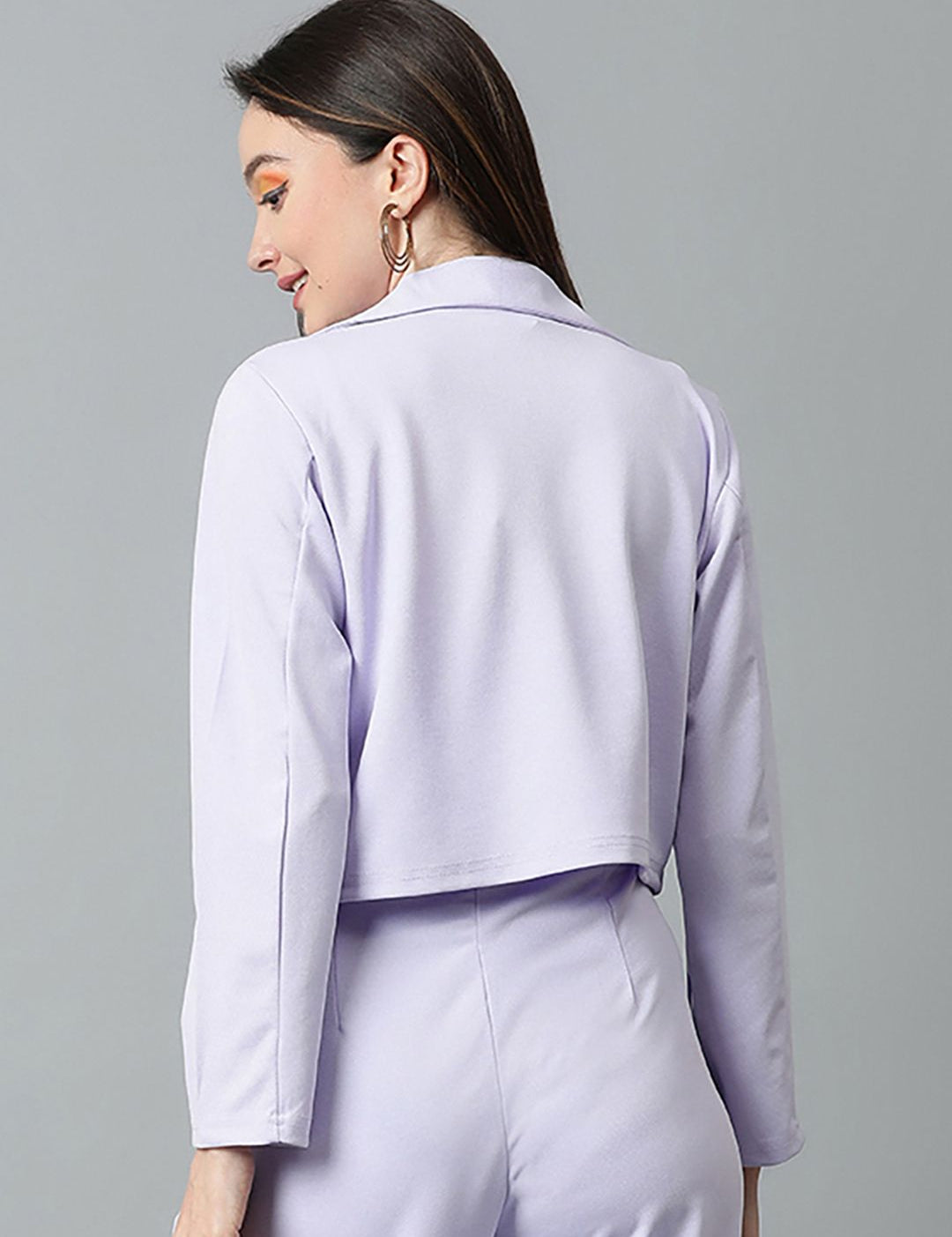 KOTTY Basics Double Breasted Crop Blazer