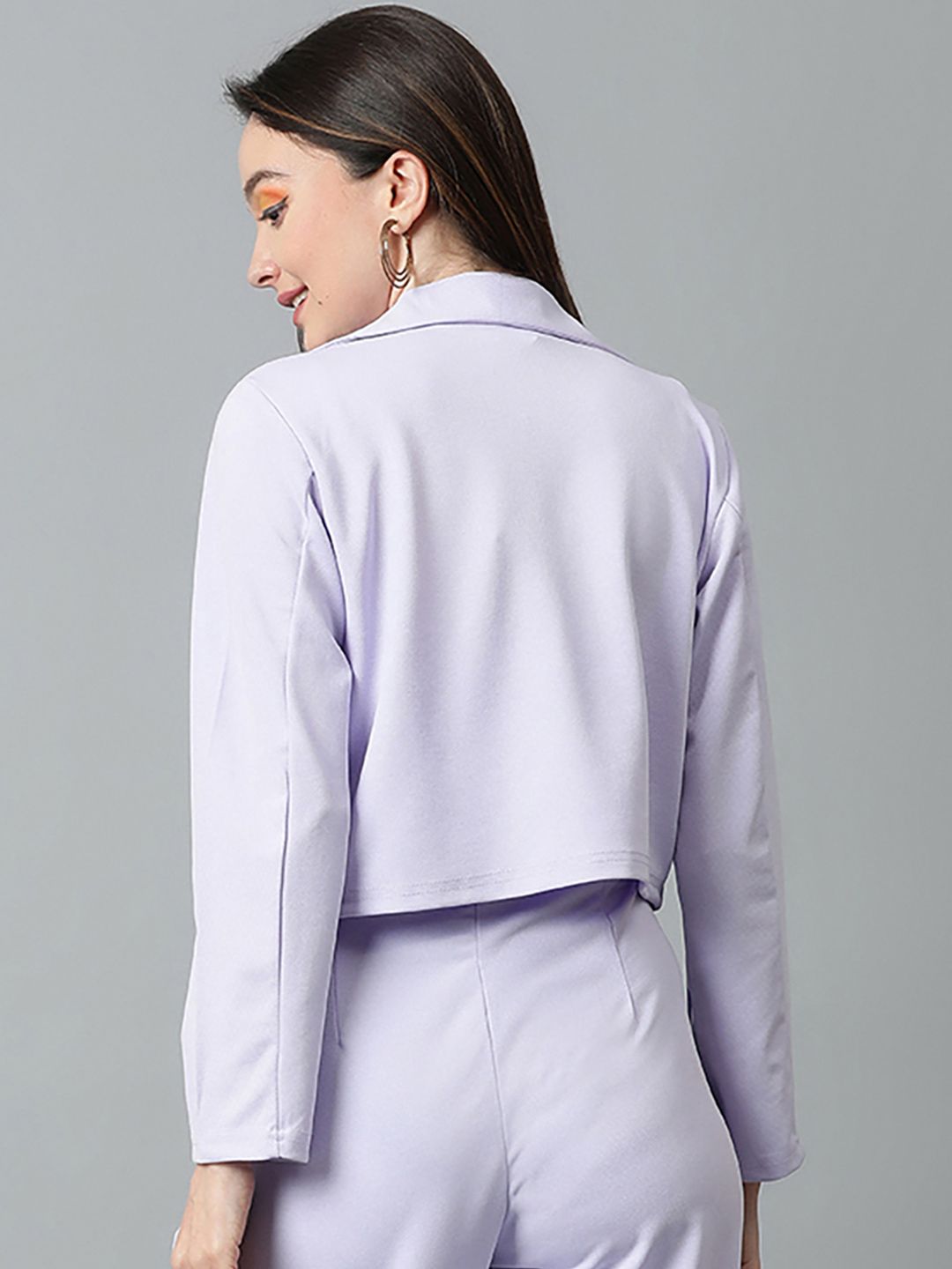 KOTTY Basics Double Breasted Crop Blazer