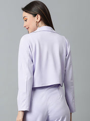 KOTTY Basics Double Breasted Crop Blazer