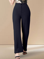 Kotty Women Straight Fit High-Rise Parallel Trouser