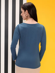 Kotty Women Round Neck Cotton Top