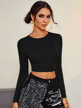 Kotty Women Solid High Neck Top