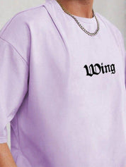 Kotty Men Graphic Printed Round Neck Cotton Oversized T-shirt