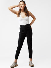 Kotty Women Black Skinny Fit Jeans