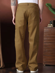 Kotty Men Relaxed Easy Wash Cargos Trousers
