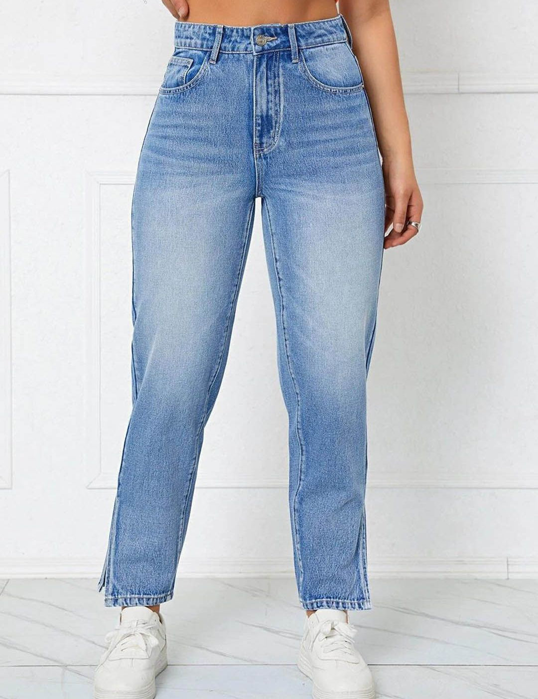 Kotty Women Light Blue Jean High Rise Light Fade Stretchable Jeans