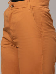 Kotty Women Relaxed Straight Fit High-Rise Easy Wash Trousers