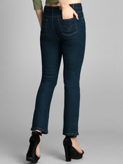 Kotty Women Blue Skinny Fit High-Rise Clean Look Cotton Jeans