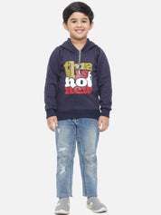 Kotty Boys Blue Printed Sweatshirt