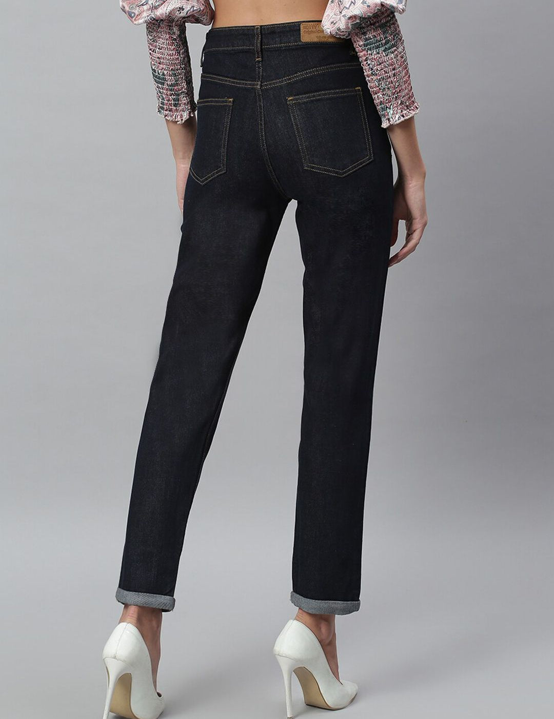 Kotty Women Black Slim Fit High-Rise Stretchable Jeans