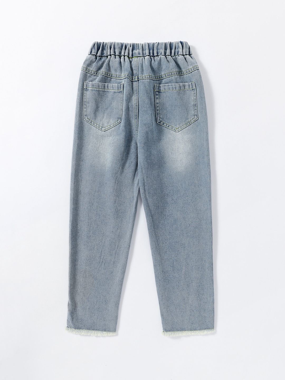 Kotty Girls Blue Jean Low Distress Light Fade Jeans