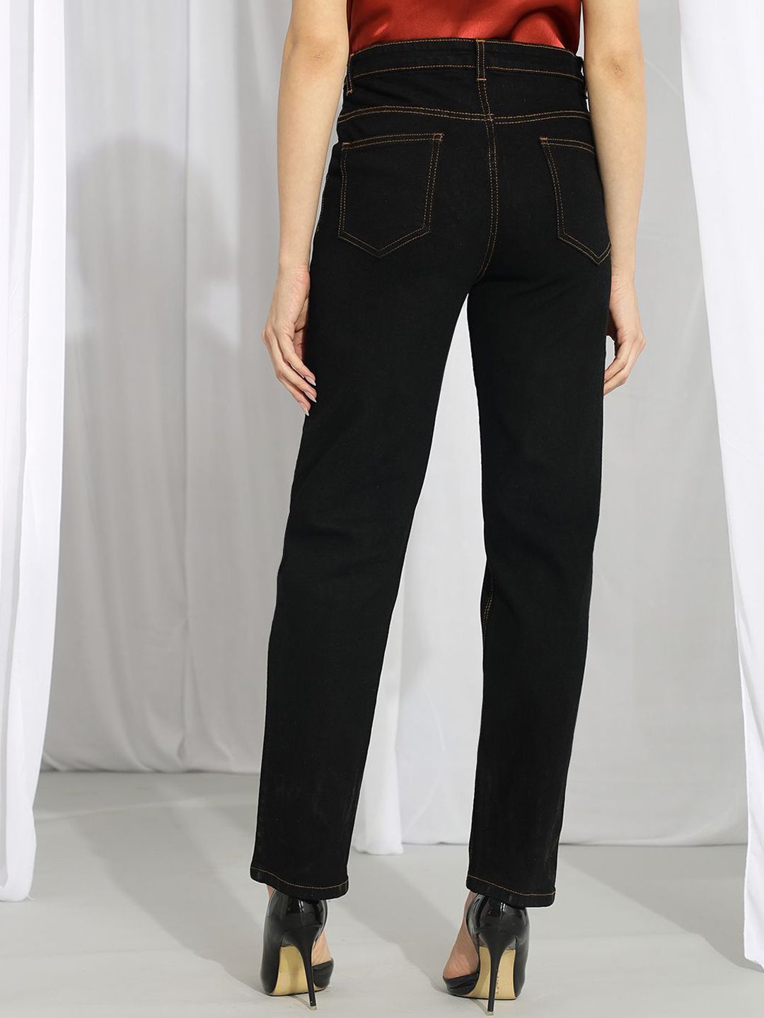 KOTTY Basics Women Slim Fit High-Rise Clean Look Stretchable Jeans