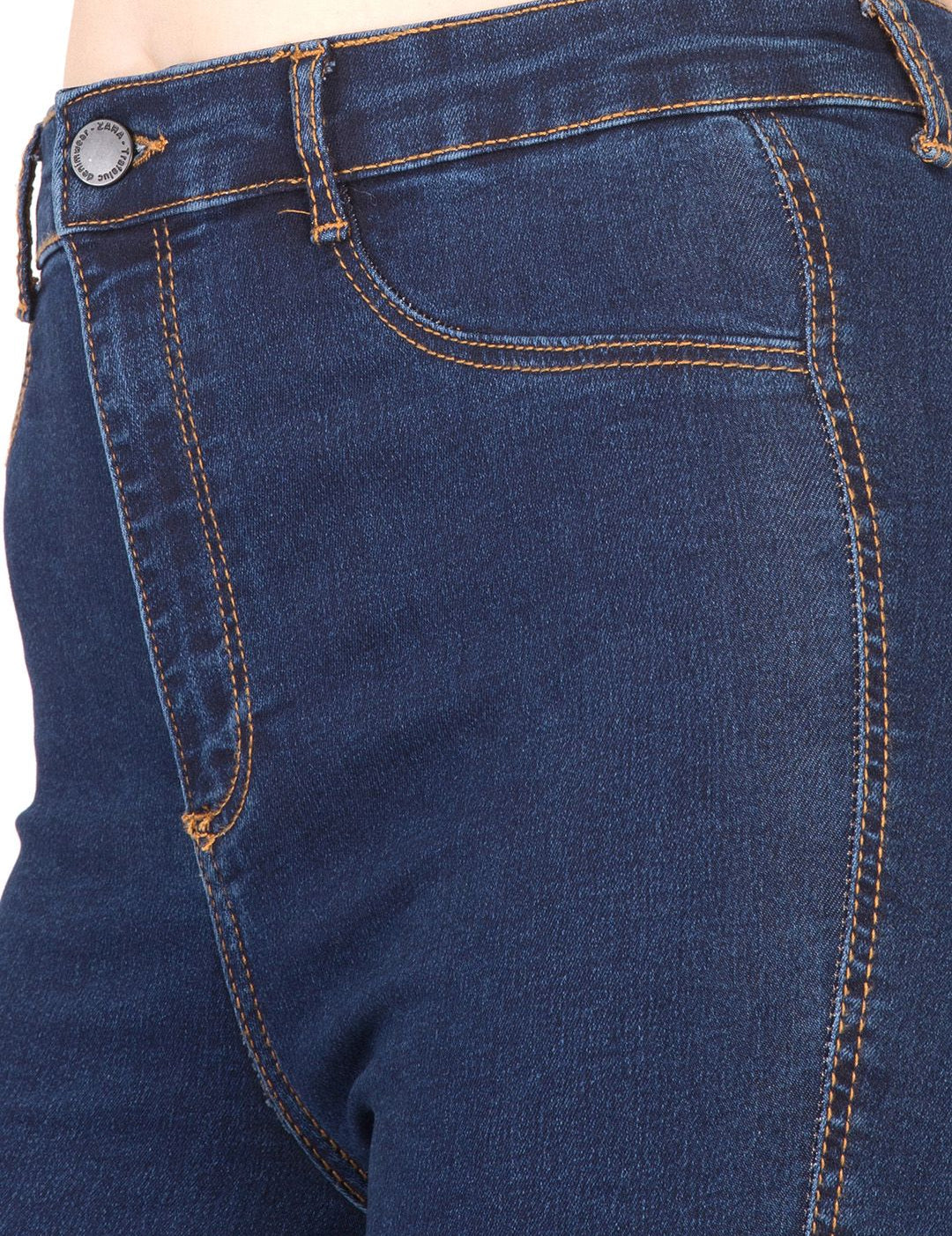 Kotty Women Blue Skinny Fit High-Rise Clean Look Stretchable Jeans