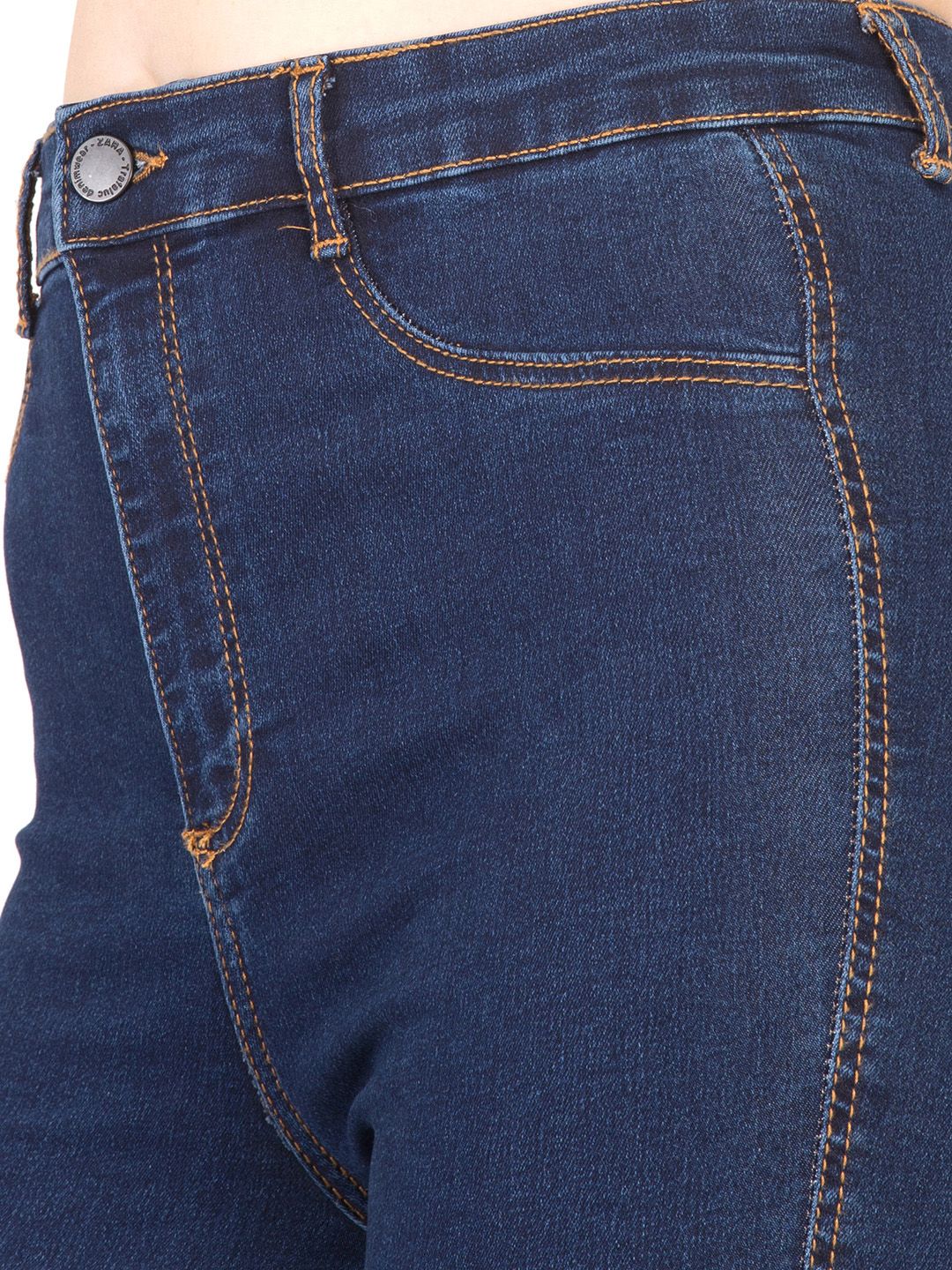 Kotty Women Blue Skinny Fit High-Rise Clean Look Stretchable Jeans