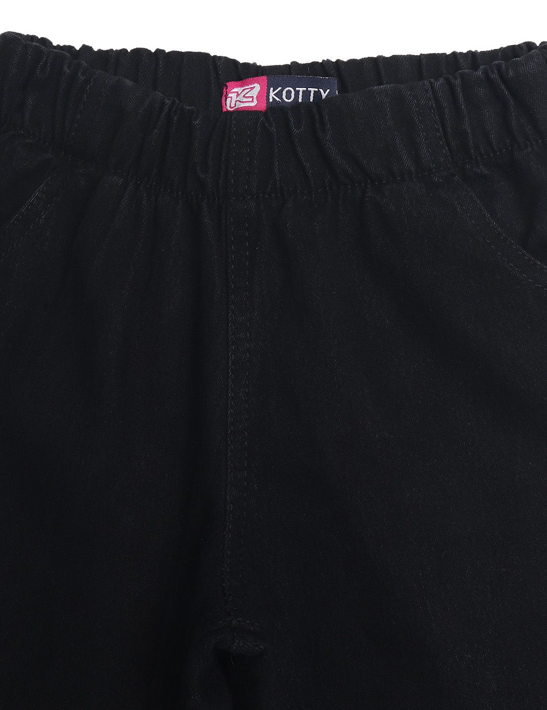 Kotty Girls Black No Fade Jeans