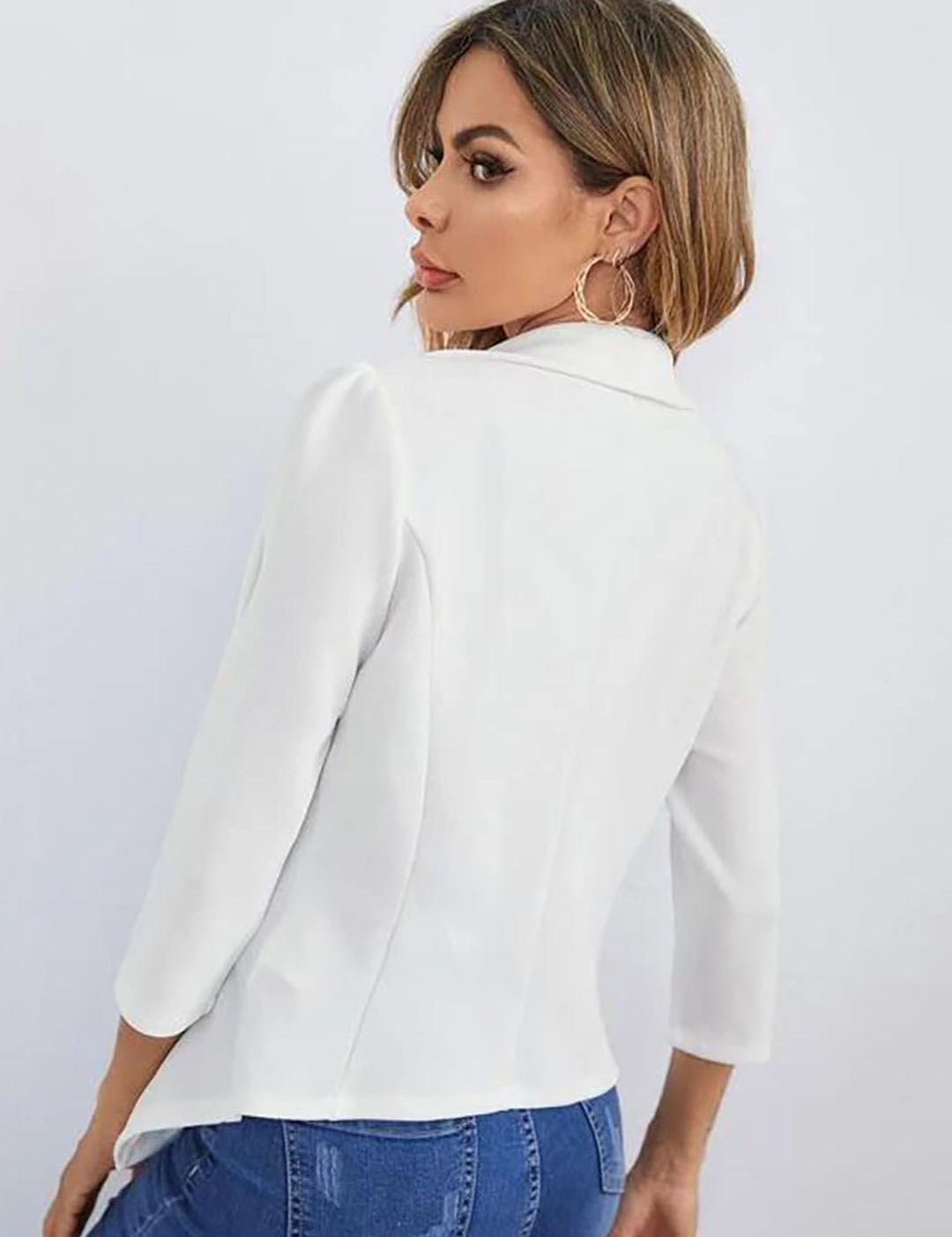 Kotty Collarless Tailored Jacket