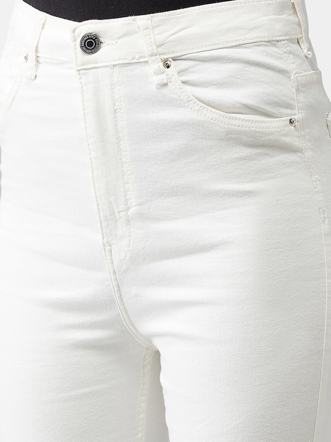 Kotty Women White Skinny Fit Jeans