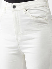 Kotty Women White Skinny Fit Jeans