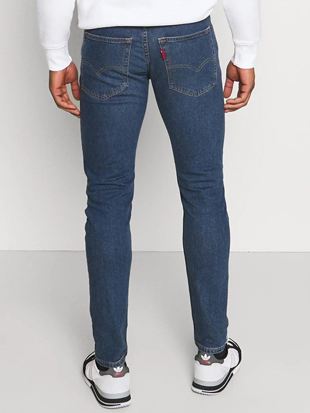 Kotty Men Jean Slim Fit Low-Rise Light Fade Stretchable Jeans