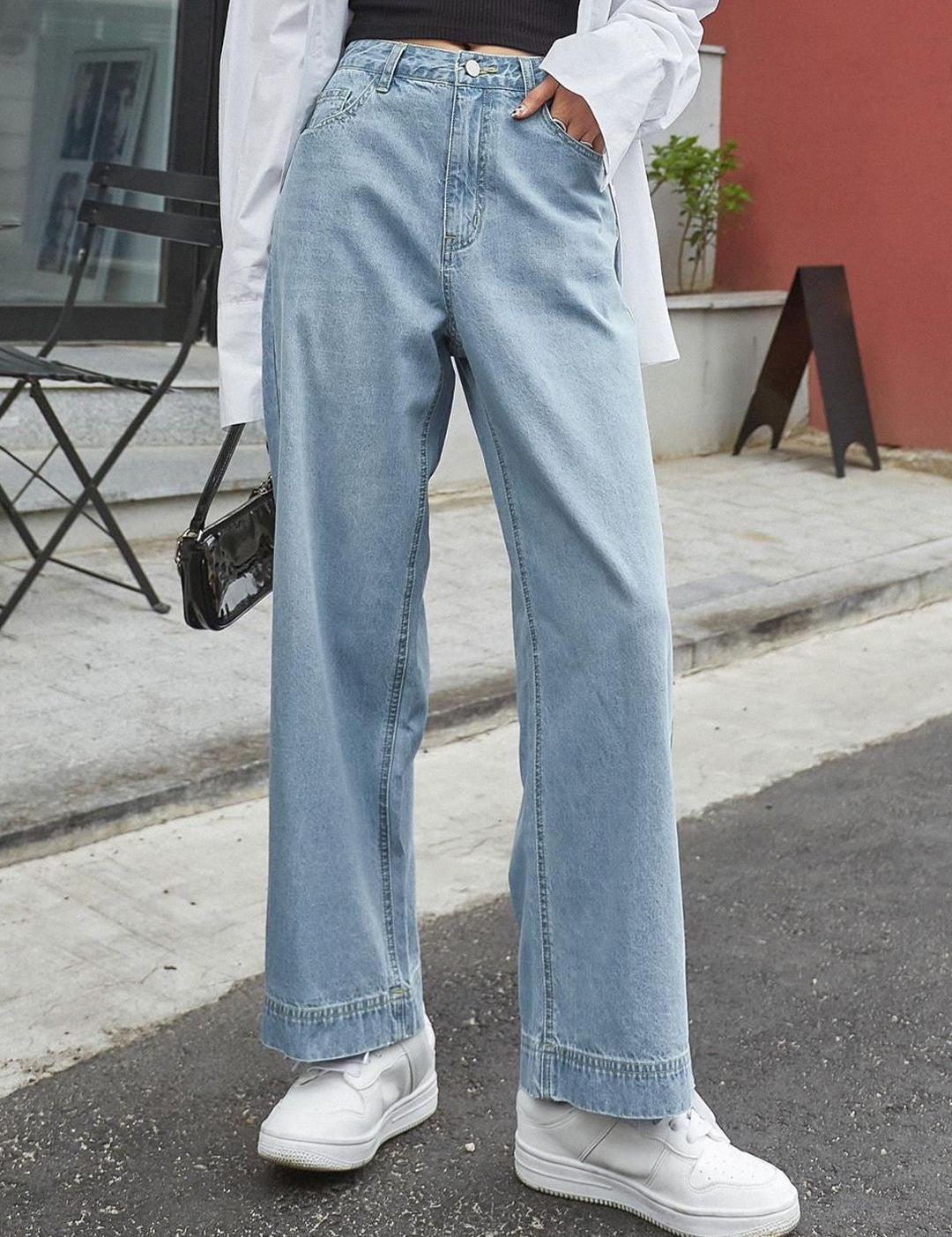 Kotty Women Blue Jean High-Rise Clean Look Stretchable Jeans