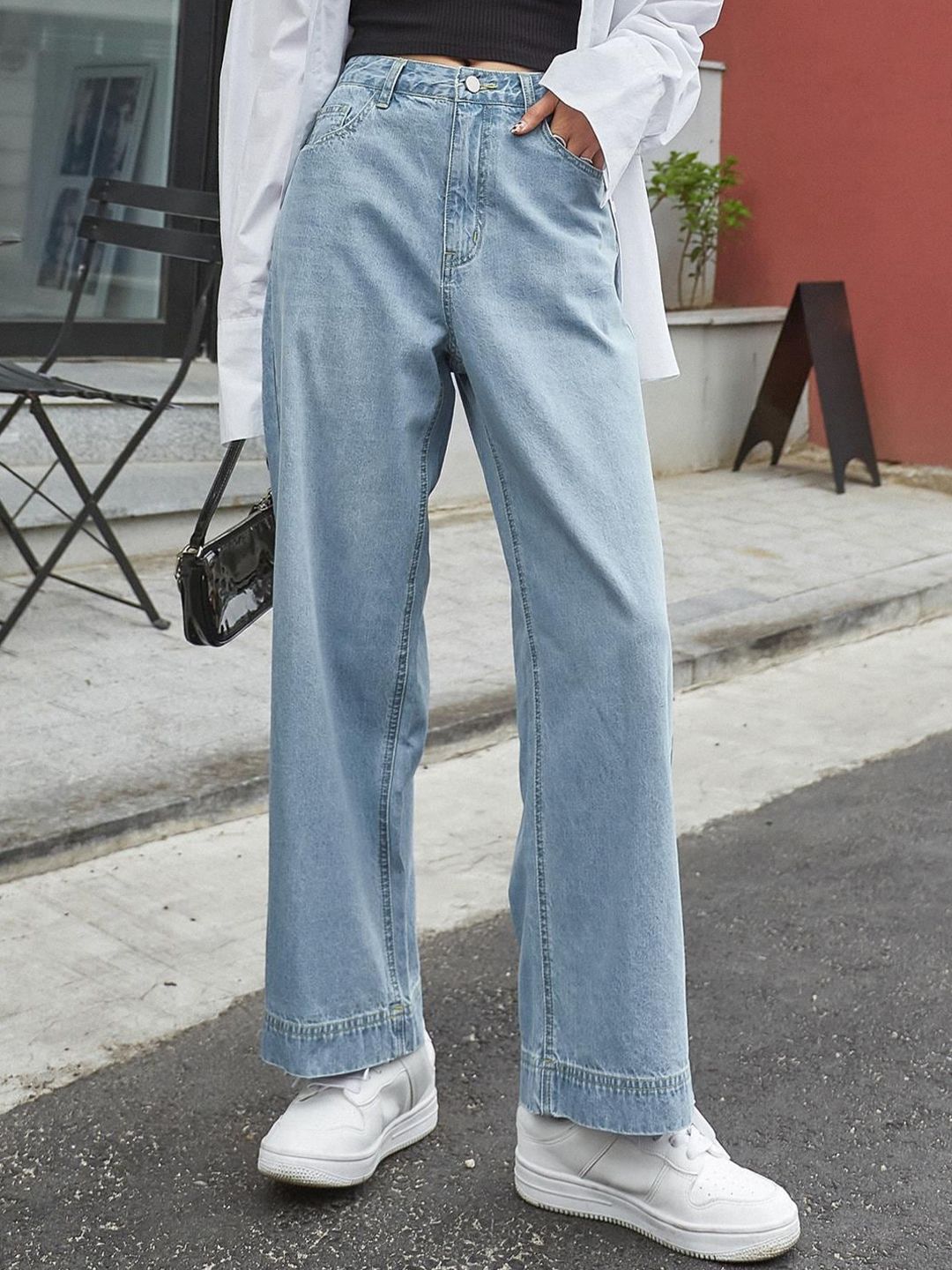 Kotty Women Blue Jean High-Rise Clean Look Stretchable Jeans