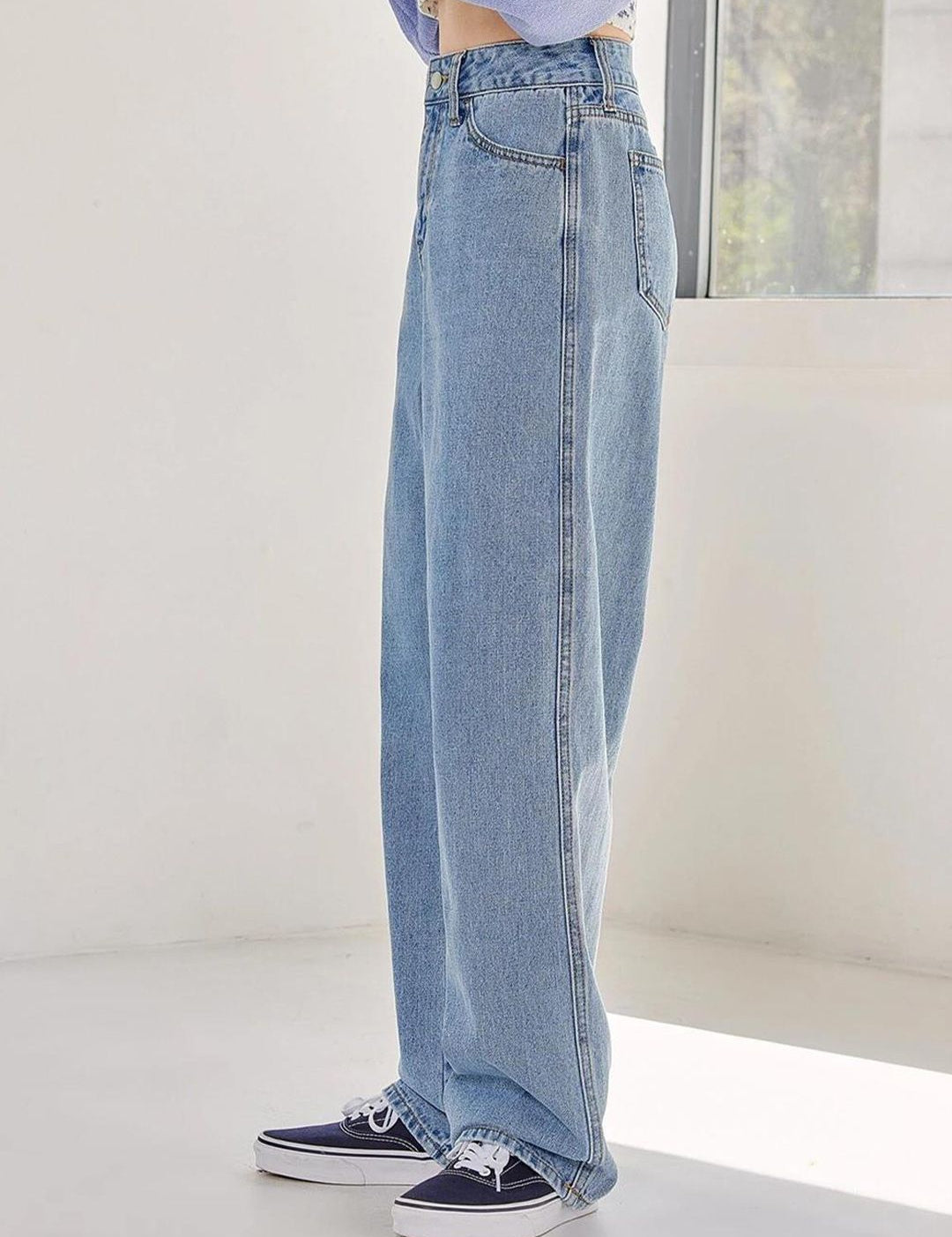 KOTTY Basics Women Jean Straight Fit High-Rise Stretchable Jeans