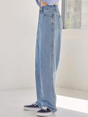 KOTTY Basics Women Jean Straight Fit High-Rise Stretchable Jeans