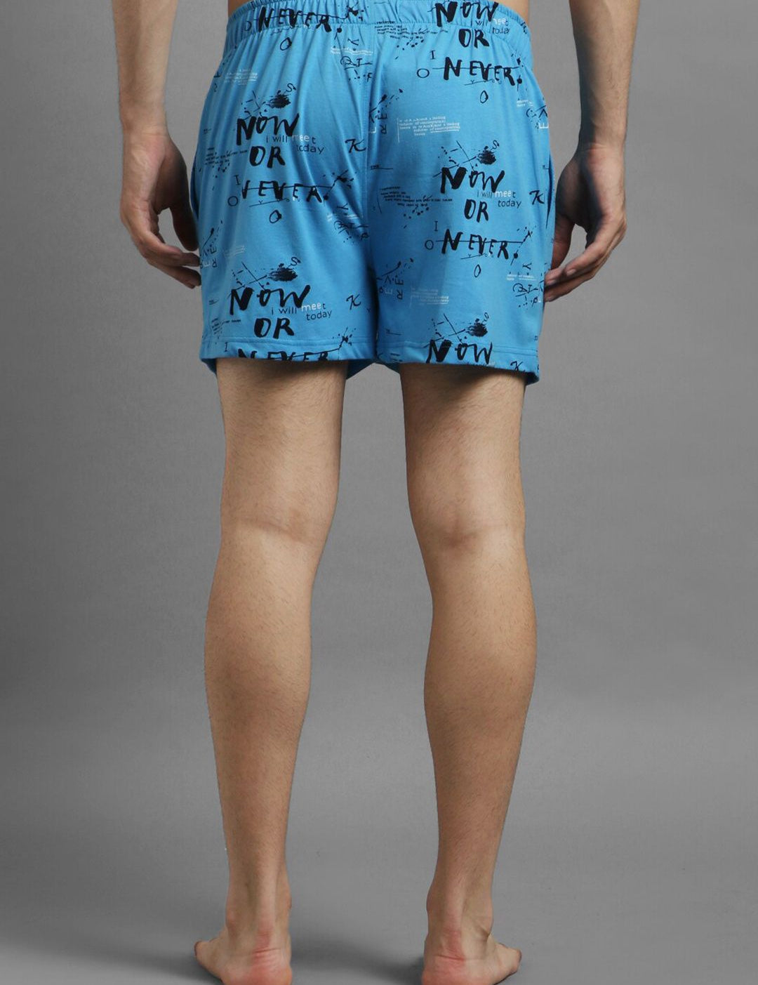 Kotty Men Pack of 2 Blue & Red Printed Boxers