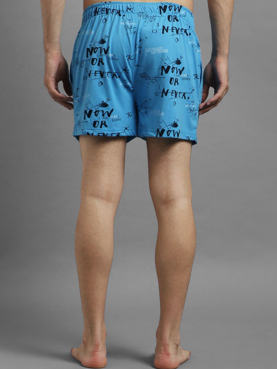 Kotty Men Pack of 2 Blue & Red Printed Boxers