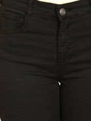 Kotty Women Black Skinny Fit High-Rise Clean Look Jeans