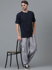 Kotty Men Relaxed Low-Rise Easy Wash Cargos Trousers