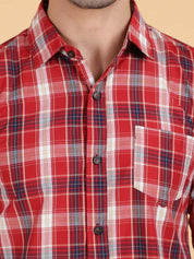 Kotty Men Relaxed Spread Collar Graphic Printed Casual Shirt