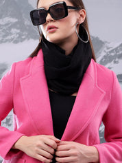 Kotty Women Notched Lapel Single-Breasted Overcoat