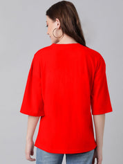 Kotty Graphic Printed Cotton T-shirt