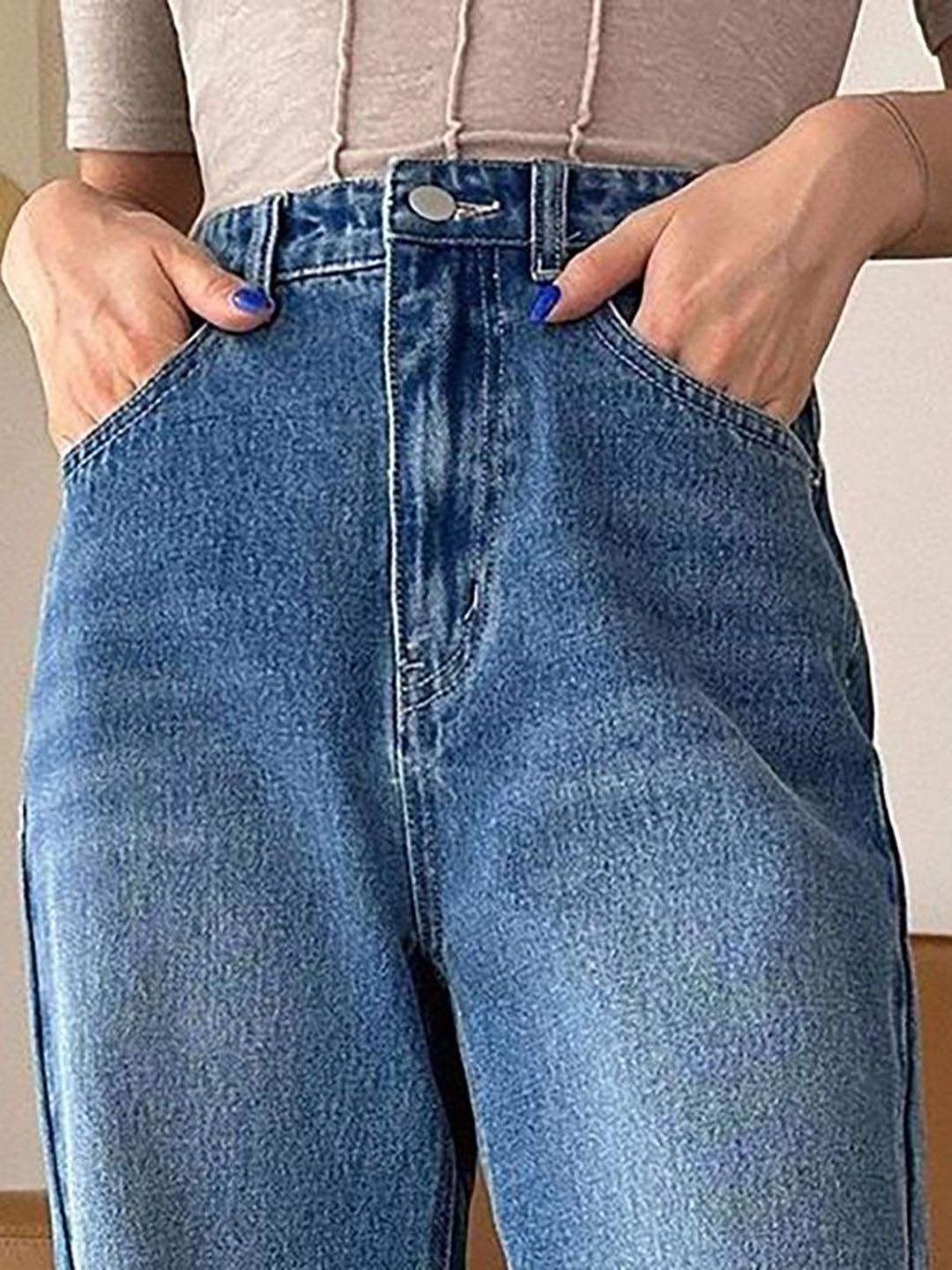 Kotty Women High-Rise Clean Look Light Fade Stretchable Jeans