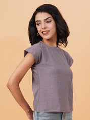 Kotty Round Neck Extended Sleeves Regular Fit T-shirt