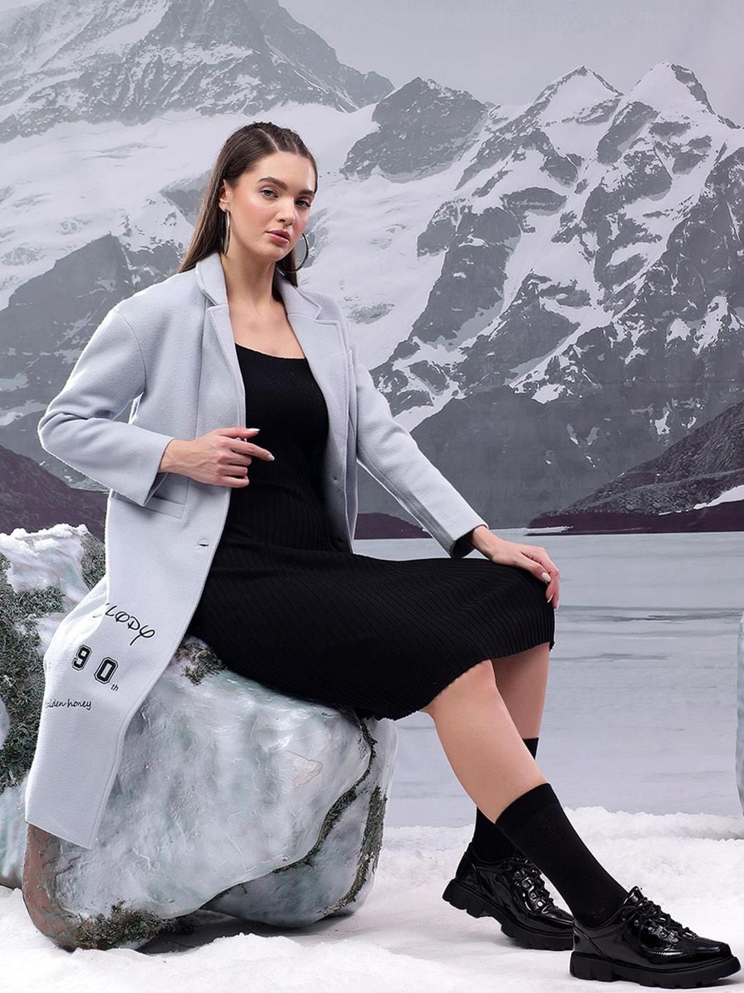 Kotty Women Single-Breasted Overcoat