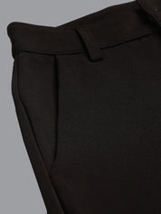 KOTTY BIZwear Women Relaxed Straight Fit High-Rise Easy Wash Trousers