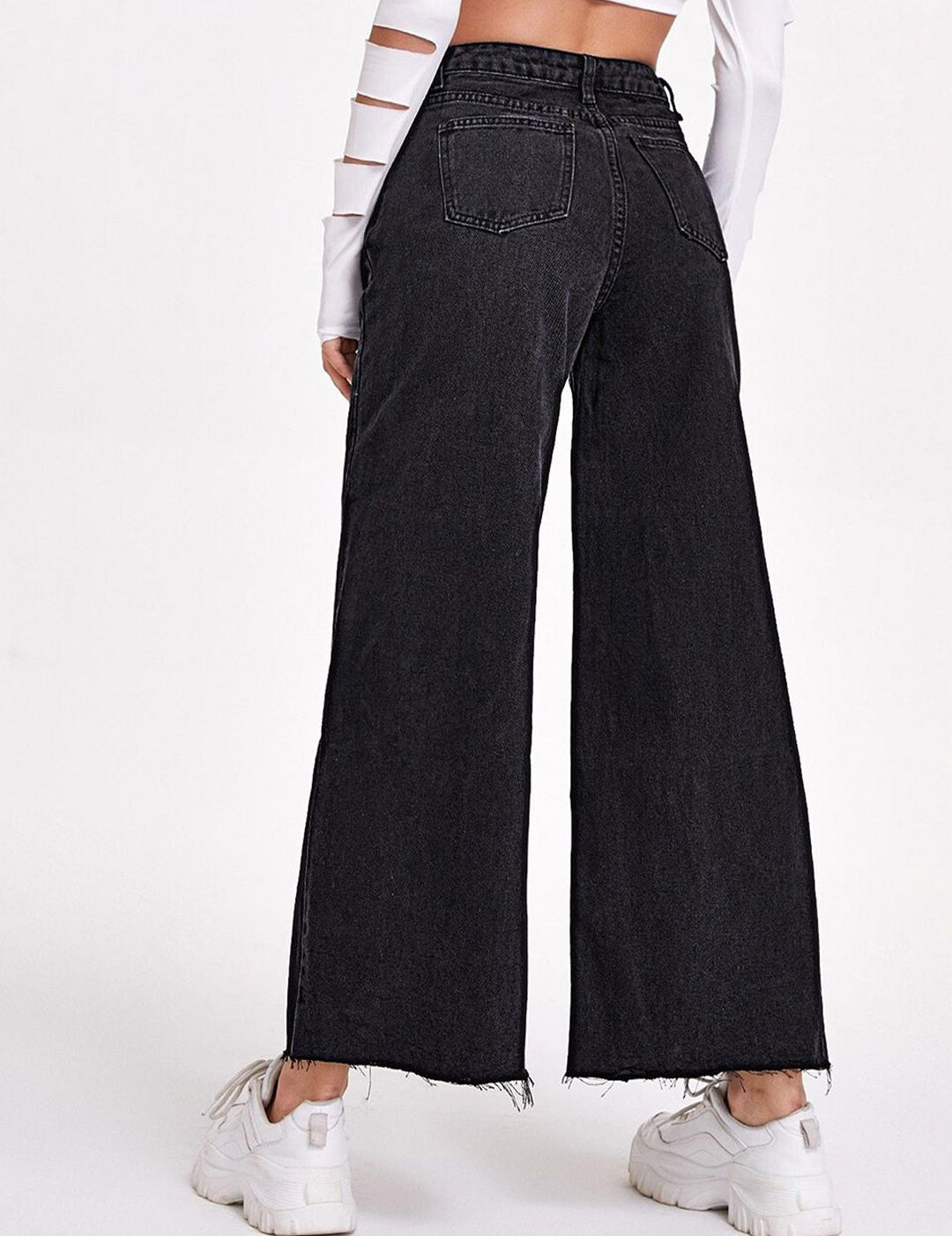 Kotty Women Jean Flared High-Rise Stretchable Jeans