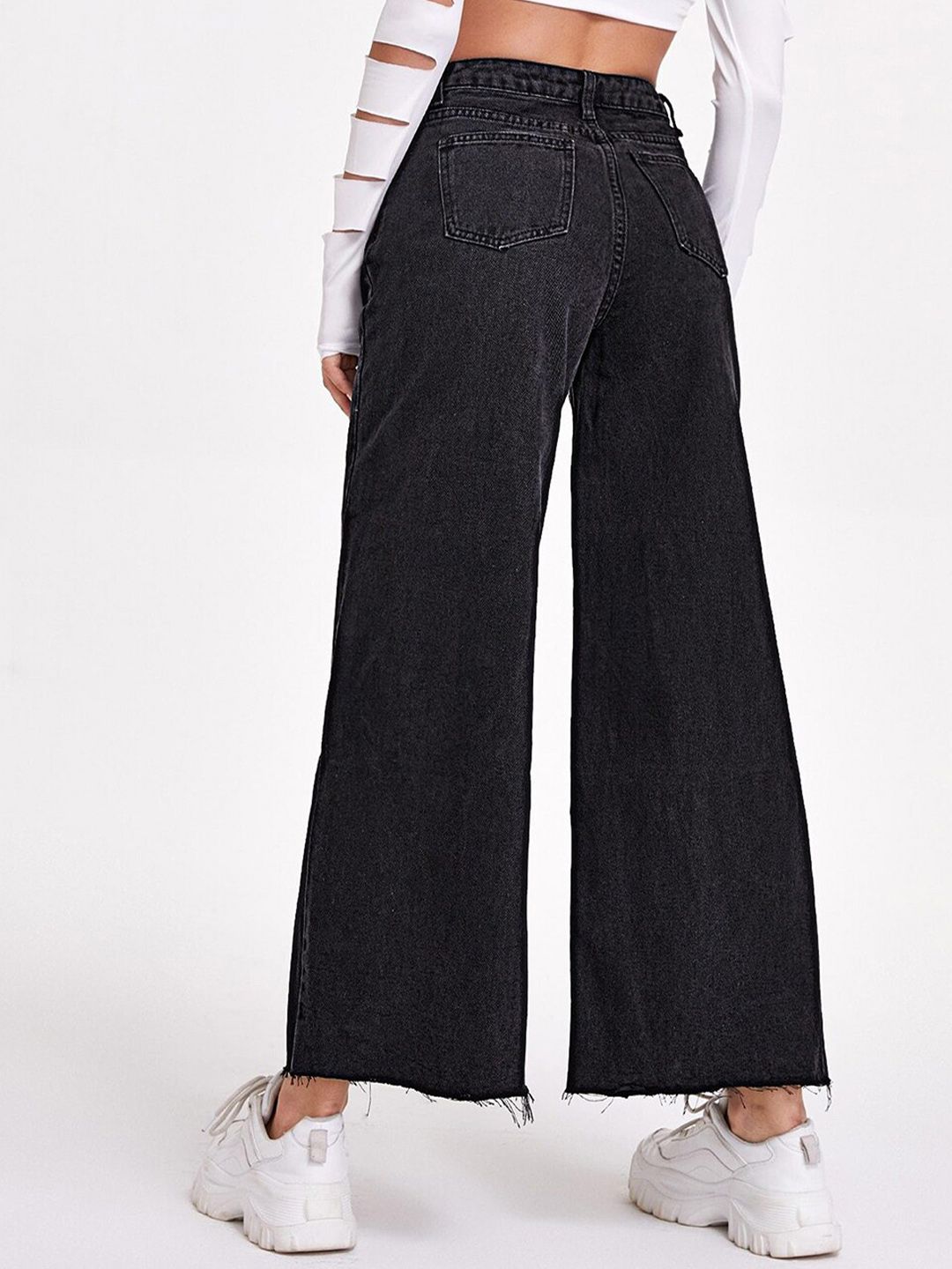 Kotty Women Jean Flared High-Rise Stretchable Jeans