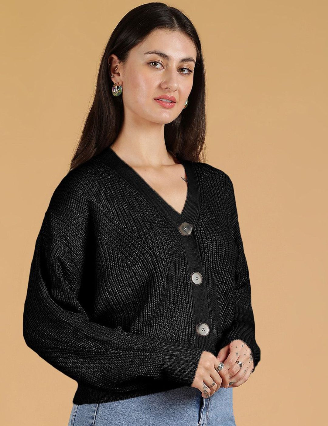 Kotty Women Open Knit Cardigan