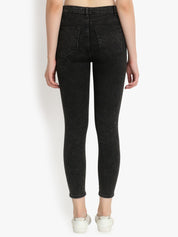 Kotty Women Grey Skinny Fit High-Rise Clean Look Jeans