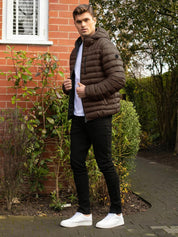 Kotty Hooded Long Sleeves Puffer Jacket 