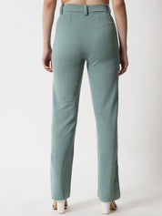 KOTTY BIZwear Women Pack Of 2 Relaxed Straight Fit High-Rise Easy Wash Parallel Trousers