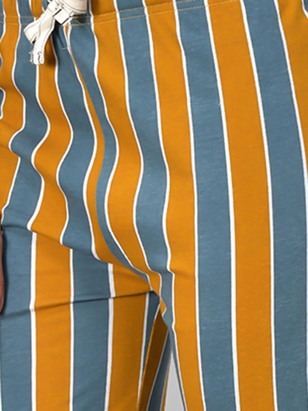 Kotty Striped Cotton Lounge Pants