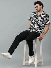 Kotty Men Floral Printed Casual Shirt